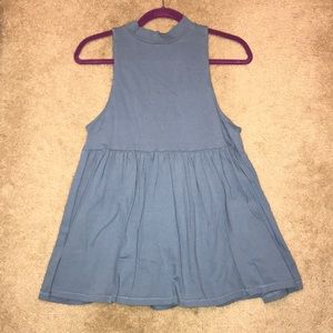 Free People Babydoll Tank with Back Opening